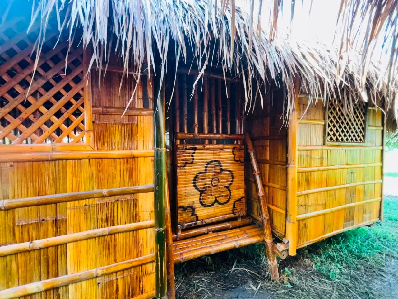 B&Y Agri Tourism Park Kubo hut exterior in daylight